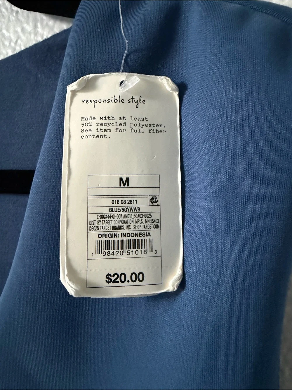 a new day V‑Neck Sleeveless Shell Top - Navy - Picture 3 of 4